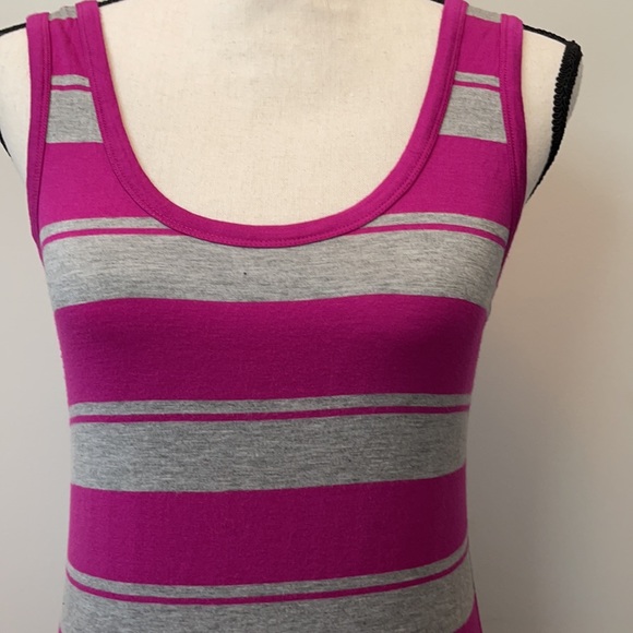 Calvin Klein Striped Sleeveless Maxi Dress - Picture 2 of 16